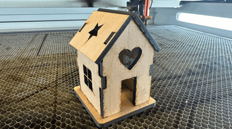 madera para corte laser casa