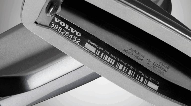 marcado laser en plastico objeto