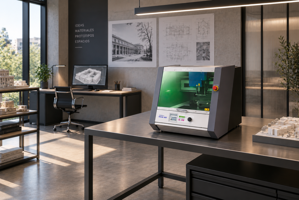 fresadora-cnc-para-la-maqueta-del-museo-del-prado-roland-mdx50
